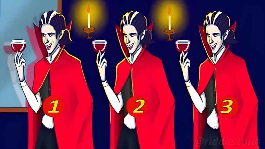 Какой из вампиров на картинке ненастоящий? У вас есть 5 секунд, чтобы понять это