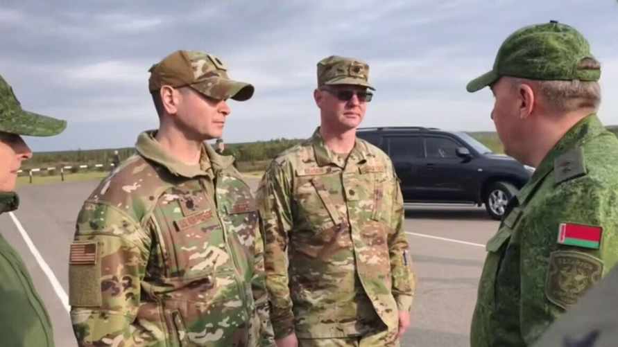 Скриншот видео минобороны РБ