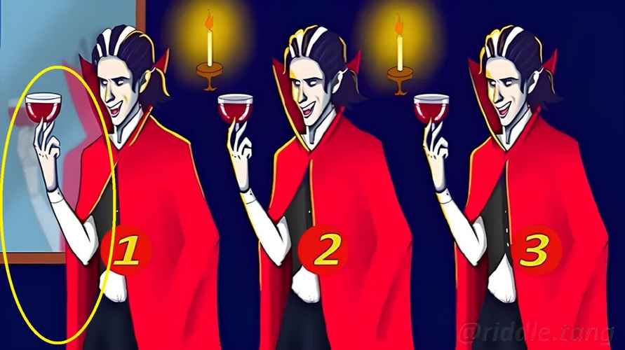 Какой из вампиров на картинке ненастоящий? У вас есть 5 секунд, чтобы понять это