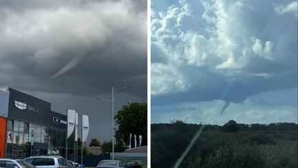 На Брестчине сняли зачатки смерчей, а на Минск обрушился тропический ливень