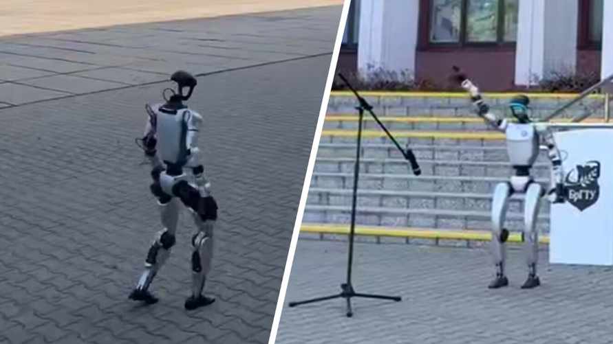 В брестском университете представили робота-первокурсника — «Я ваш символ знаний»