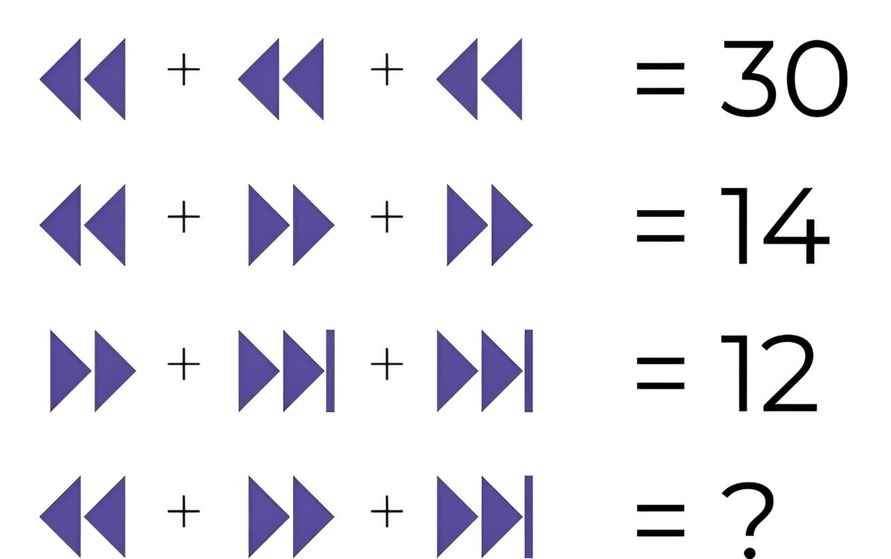 Простая математическая головоломка с символами. Сможете правильно ответить за 2 минуты?