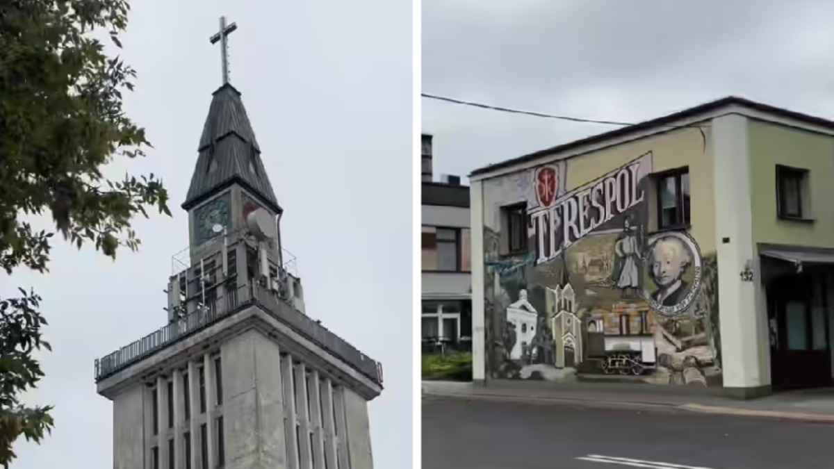 Поляк показал, как выглядит Тересполь у границы с Беларусью. Какие есть надписи на русском?