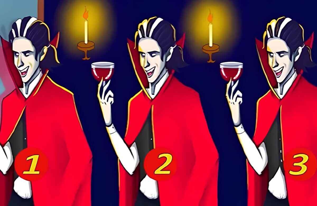 Какой из вампиров на картинке ненастоящий? У вас есть 5 секунд, чтобы понять это