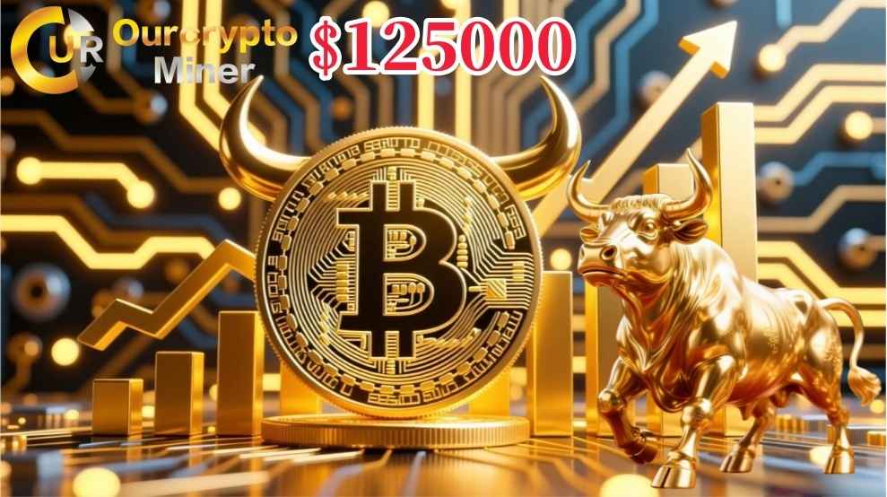 Биткоин превысил $125 000. Как заработать на OurCryptoMiner