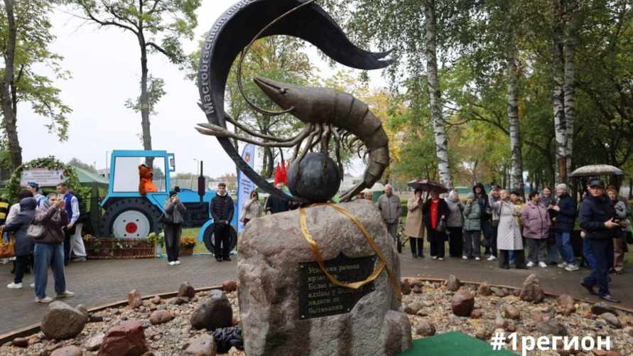 Белорусам показали, как выглядит памятник "белорусской креветке"