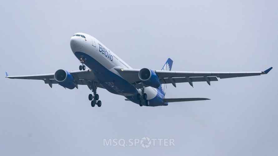 Минтранс показал полет второго дальнемагистрального Airbus A330-200, приобретенного «Белавиа»