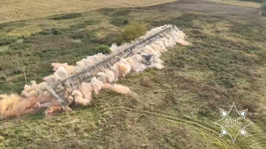 Под Борисовом взорвали коровник