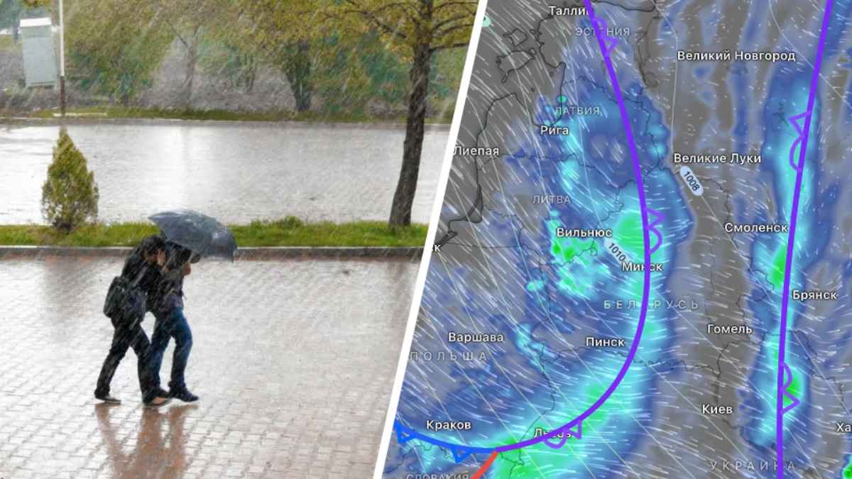 Синоптики назвали районы Беларуси, куда грозы с ливнями и ветром в 72 км/ч не доберутся в выходные