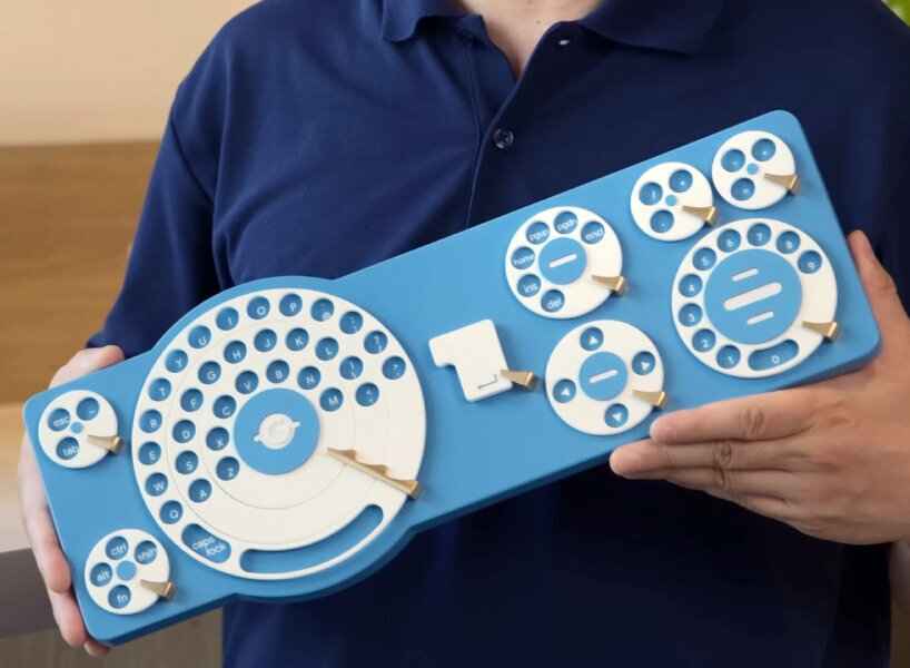 Google предложила отказаться от обычных клавиатур? Инженеры показали дисковую, как в старых телефонах