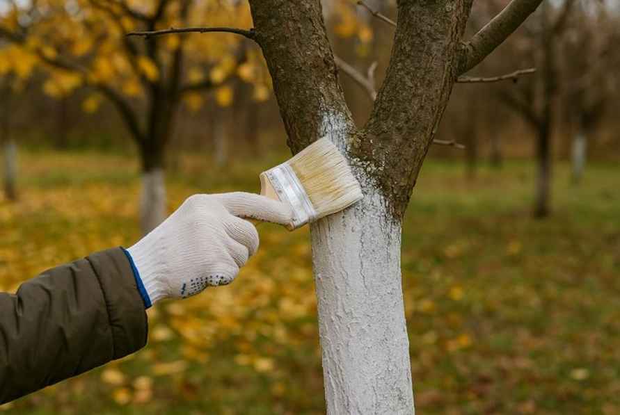Пора белить яблони? Опытные садоводы объяснили, как избежать 3 ошибок в ноябре