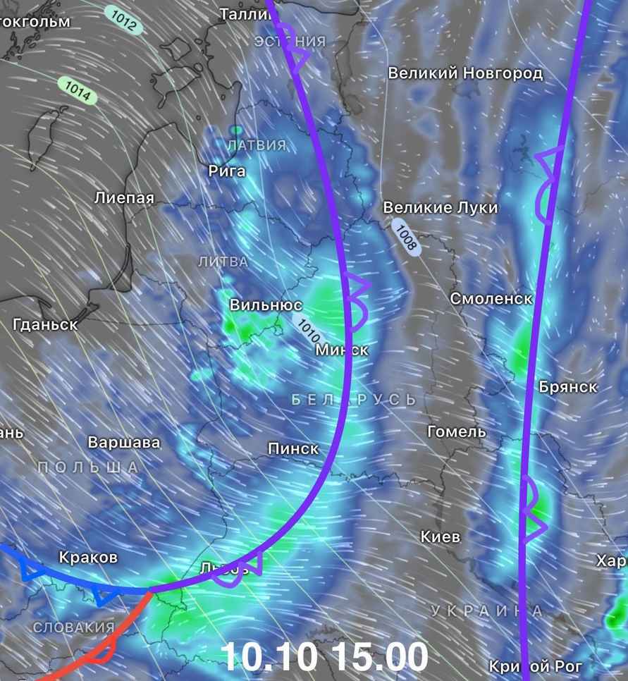 Синоптики назвали районы Беларуси, куда грозы с ливнями и ветром в 72 км/ч не доберутся в выходные