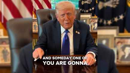 Трамп вернулся в TikTok и записал видео — «Вы мне задолжали»