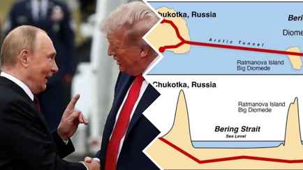 Россия предложила вырыть подводный туннель в США. Что ответил Трамп?