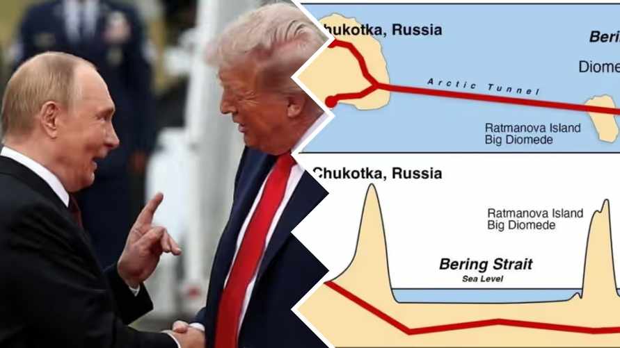 Россия предложила вырыть подводный туннель в США. Что ответил Трамп?