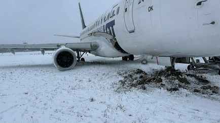 В Вильнюсском аэропорту посадка самолета едва не привела к катастрофе