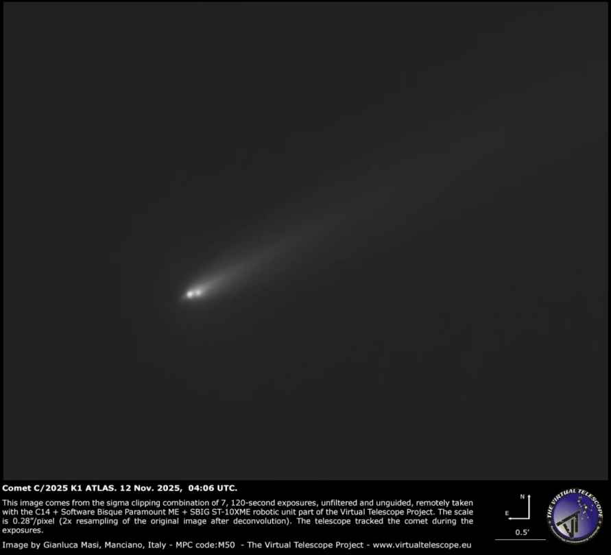 3I/ATLAS распался на части? Астрономы представили противоречивые данные