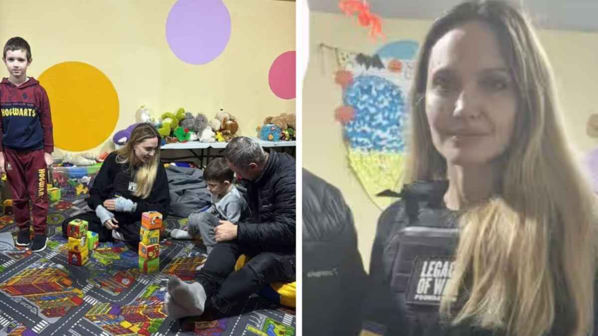 Анджелина Джоли приехала в украинский Херсон. Не обошлось без казусов