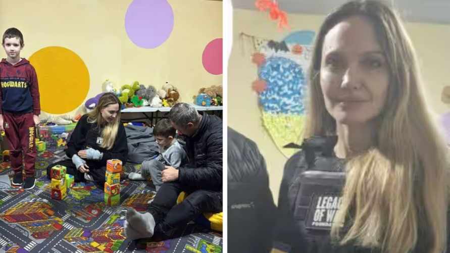 Анджелина Джоли приехала в украинский Херсон. Не обошлось без казусов