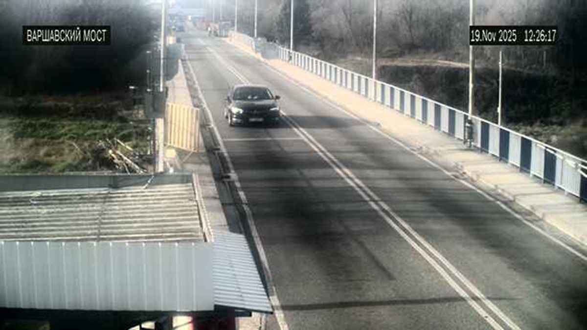 Фото с камер ГТК РБ на Варшавском мосту
