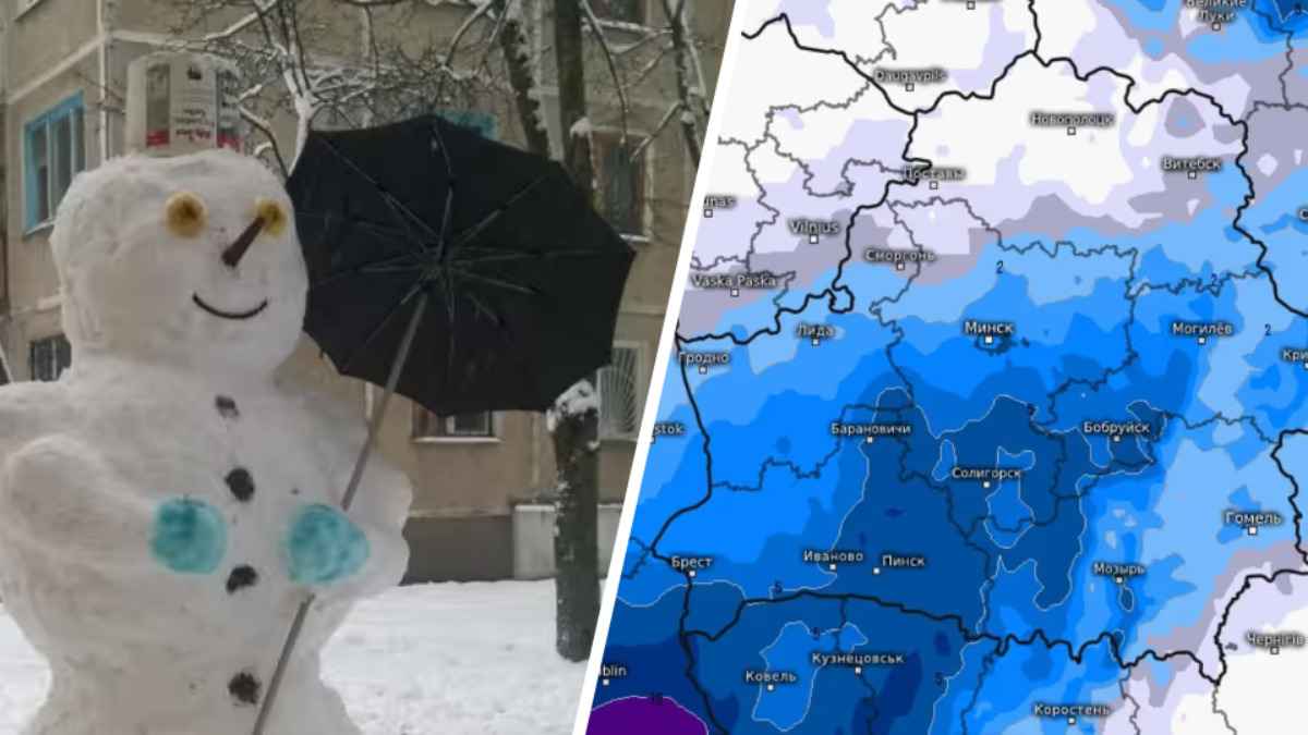 Синоптики пообещали белорусам первую «репетицию» зимы. Где до 10 см снега и -9°С в выходные?
