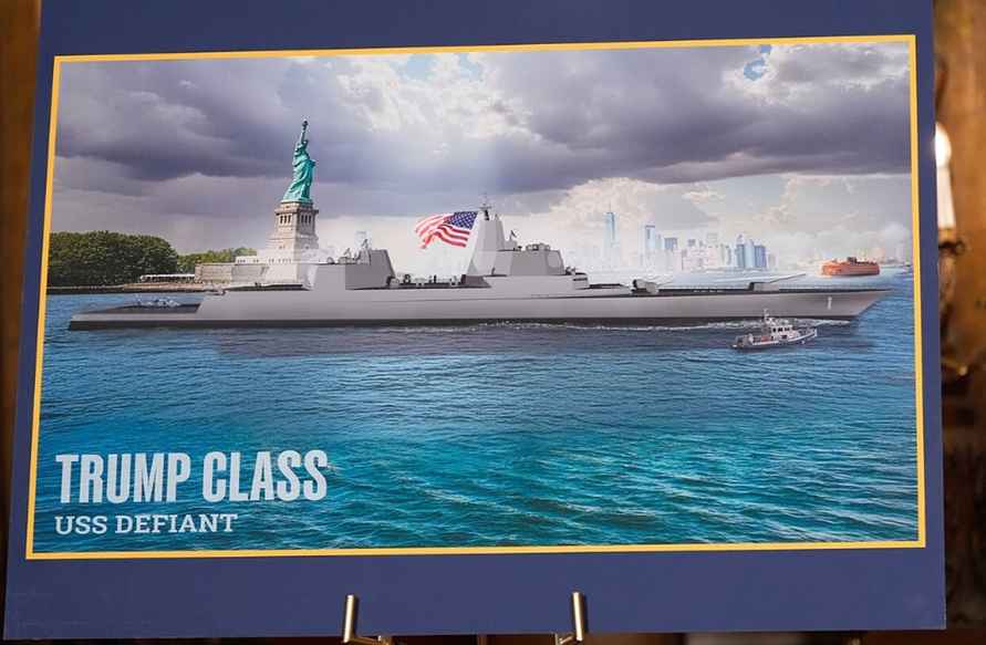 Трамп объявил о строительстве «самого большого военного корабля в истории». Угадайте, как назовут