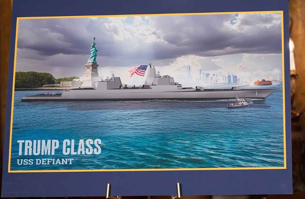 Трамп объявил о строительстве «самого большого военного корабля в истории». Угадайте, как назовут