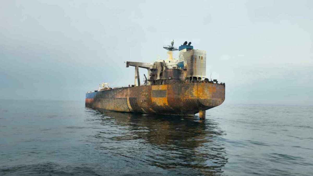 В Черном море сел на мель танкер российского "теневого флота"