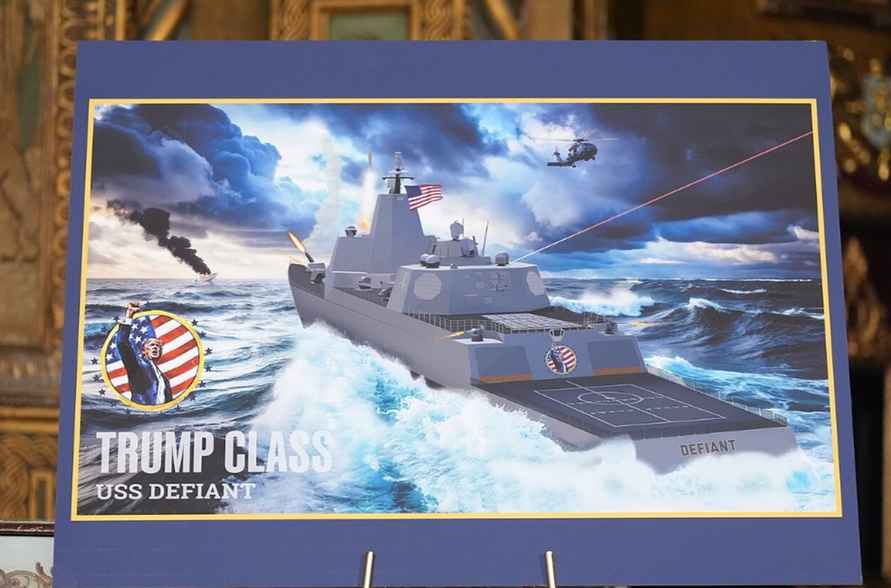Трамп объявил о строительстве «самого большого военного корабля в истории». Угадайте, как назовут