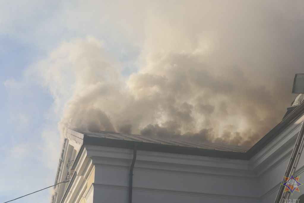В МЧС назвали причину пожара костёла под Гродно