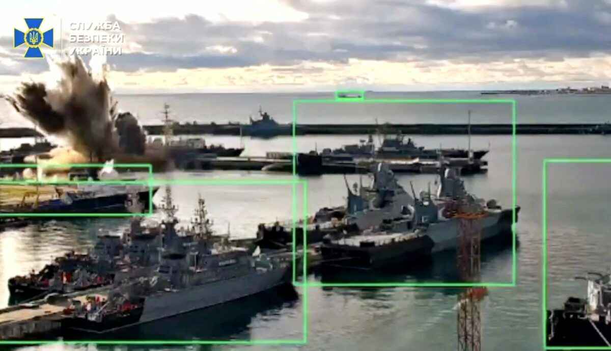 Украина заявила об подрыве российской подводной лодки