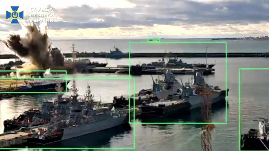 Украина заявила об подрыве российской подводной лодки