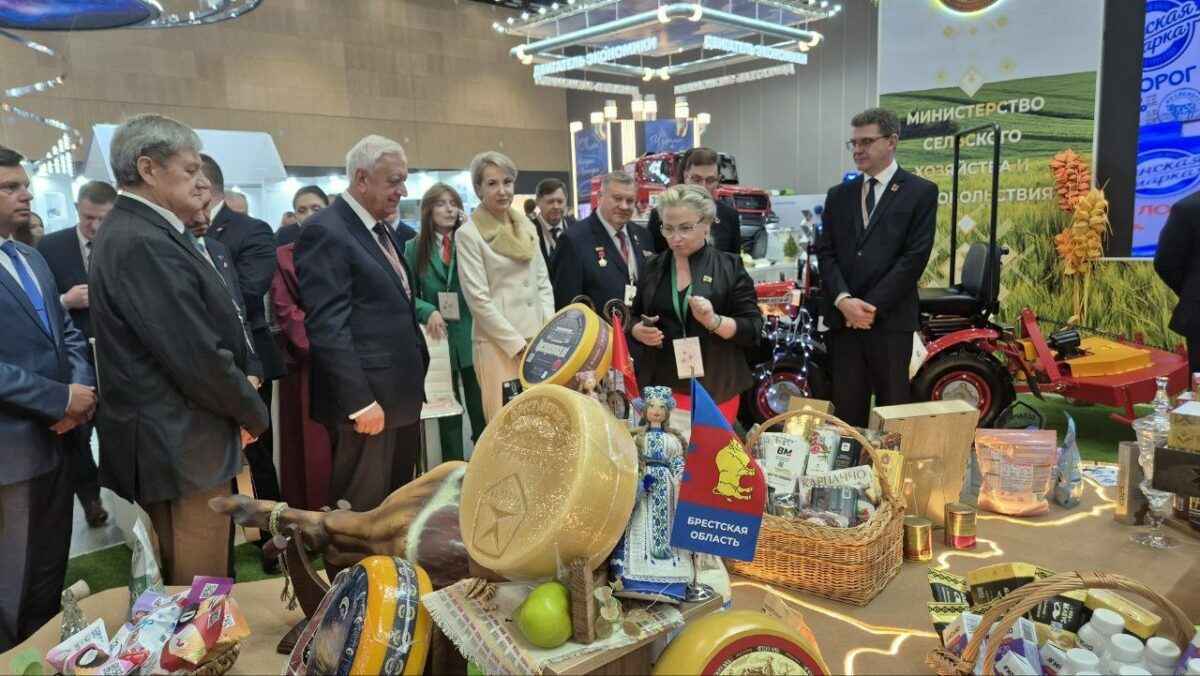 Появились первые фото с выставки достижений «Моя Беларусь»