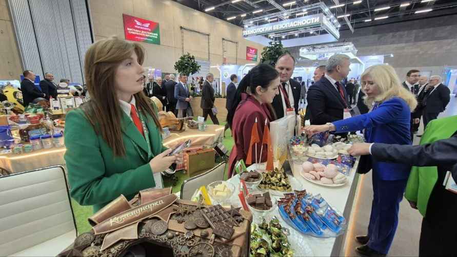 Появились первые фото с выставки достижений «Моя Беларусь»