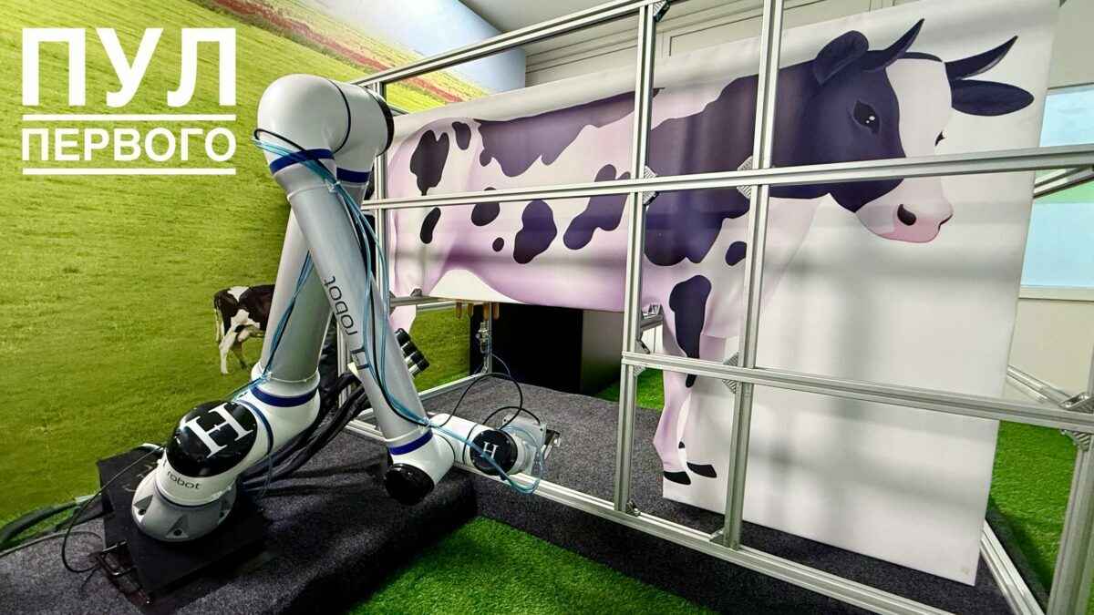 На «Горизонте» показали робота-доярку с искусственным интеллектом. Когда на фермах Беларуси?