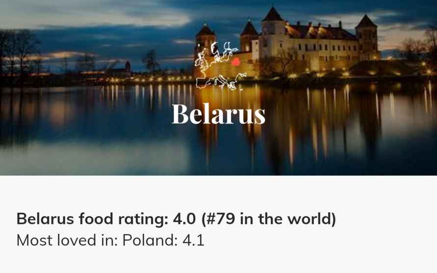 Поляки помогли белорусской кухне попасть в ТОП-100 мировых. Какие блюда оценили?