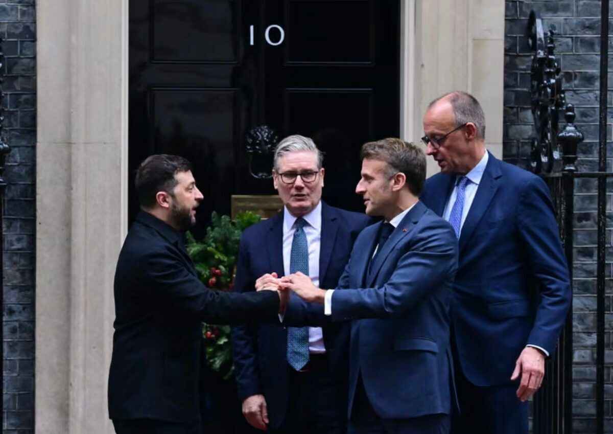 Зеленский встретился со Стармером, Макроном и Мерцем, чтобы обсудить «деликатные вопросы»