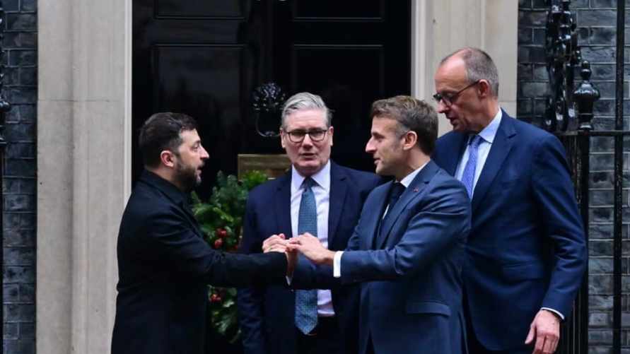 Зеленский встретился со Стармером, Макроном и Мерцем, чтобы обсудить «деликатные вопросы»