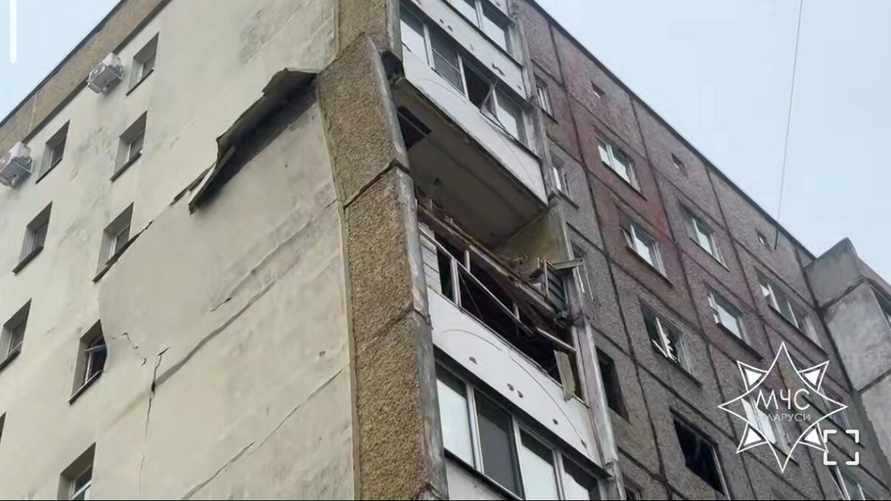 Взрыв в жилом доме в Гомеле. МЧС дало подробности