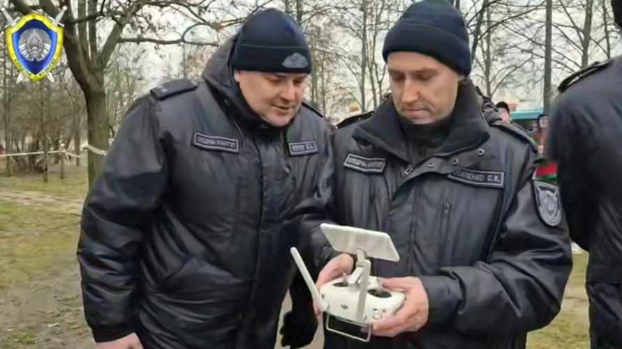 Следователи запустили квадрокоптер у дома в Гомеле, где обрушились перекрытия