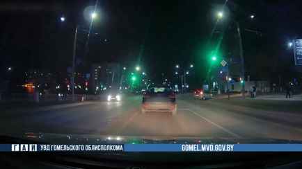 В Речице водителя, ехавшего с выключенными фарами, оштрафовали на 8400 рублей и лишили прав