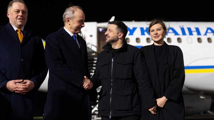 Четыре военных дрона пытались помешать визиту Зеленского в Дублин - The Journal