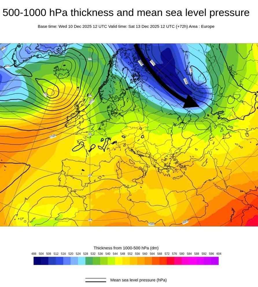 Появился график 3-дневной зимы в Беларуси. Где морозы до -8°C не наступят?