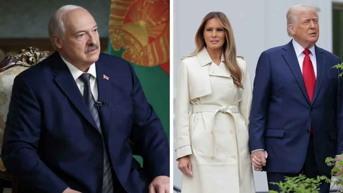Лукашенко передал Трампу и его жене икону и украшения