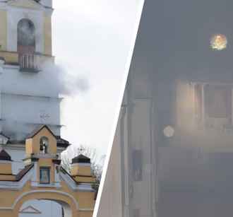 В МЧС назвали причину пожара костёла под Гродно