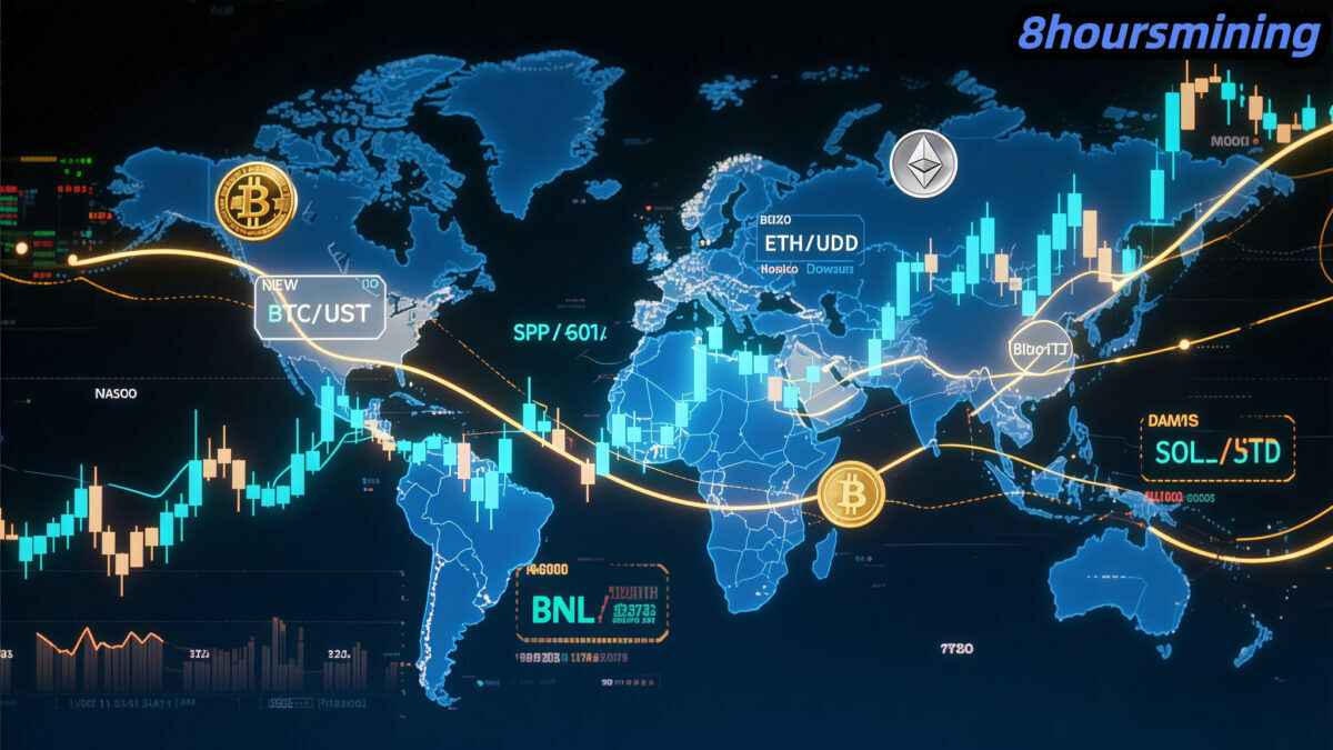 Цена биткоина снизилась до $85900, что побудило многих инвесторов обращаться к облачному майнингу 8HoursMining для получения стабильного дохода