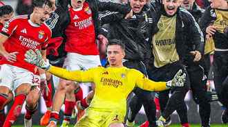 Украинский вратарь забил гол «Реалу» и вывел «Бенфику» в плей-офф ЛЧ