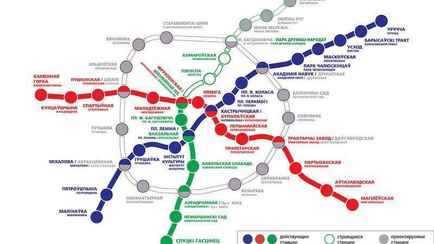 В новой схеме метро Минска исчезли 6 станций