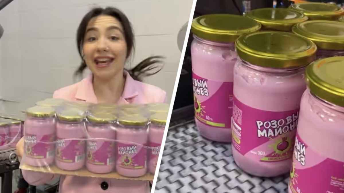В Беларуси выпустили розовый майонез. А зачем или наконец-то?