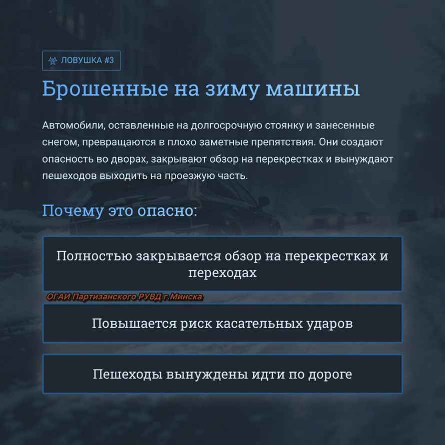 В Беларусь идёт настоящий снежный шторм до 88 км/час. ГАИ напомнила о ловушках на дорогах